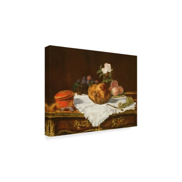 Edouard Manet 'La Brioche' Canvas Art,24x32